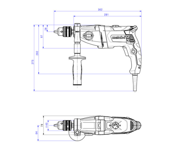 Дрель METABO BE 850-2  850вт photo 7
