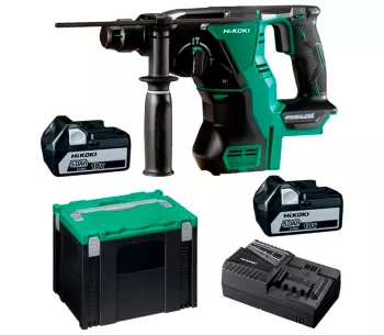 Перфоратор аккумуляторный HIKOKI DH18DBLWPZ 2,6Дж 18В 5Ач photo 4