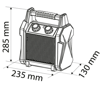 Тепловая пушка NEO TOOLS 90-061 3квт  210 000л/ч photo 4