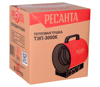 Тепловая пушка RESANTA ТЭП-3000K 3квт photo 5