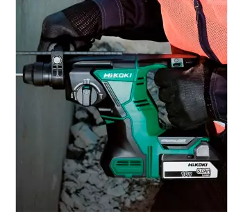 Перфоратор аккумуляторный HIKOKI DH18DBLWPZ 2,6Дж 18В 5Ач photo 6