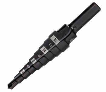 Сверло ступенчатое MILWAUKEE 48899301 4-12мм HSS photo