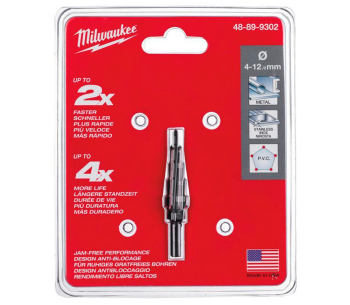 Сверло ступенчатое MILWAUKEE 48899302 4-12мм HSS photo 2