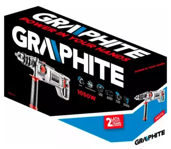 Mașină de găurit cu percutie GRAPHITE 58G712 1050w photo 2