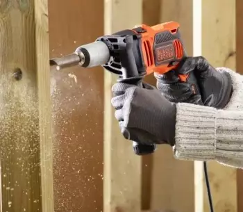 Mașină de găurit cu percutie BLACK&DECKER BEH850K 850w photo 3