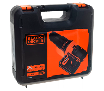 Mașină de înșurubat cu acumulator BLACK&DECKER BDCHD18KB 18V 1.5Ah photo 7