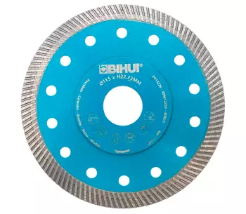 Disc de tăiat cu diamant BIHUI DCBN115 115mm turbo Cermică/Marmura/Granit photo