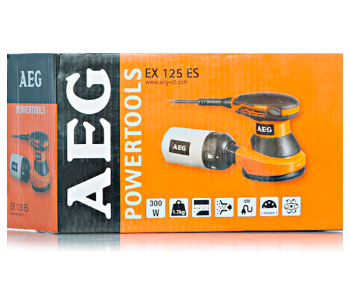 Шлифмашина эксцентриковая AEG EX 125 ES 300вт 125мм photo 4