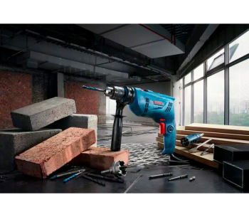 Mașină de găurit cu percuție BOSCH GSB 600  600w photo 3