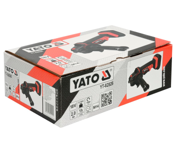 Угловая шлифмашина аккумуляторная YATO YT82826 125мм 18В 2Ач photo 3