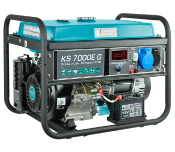 Электрогенератор Könner&Söhnen KS 7000E G 5.5квт Бензин/Газ AVR photo 0