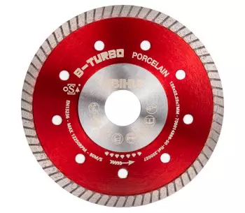 Disc de tăiat cu diamant BIHUI DCDT125 125mm Turbo Ceramică/Porțelan/Marmură photo 0