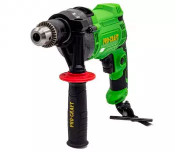 Mașină de găurit cu percutie ProCraft PS1350 1350w photo 1