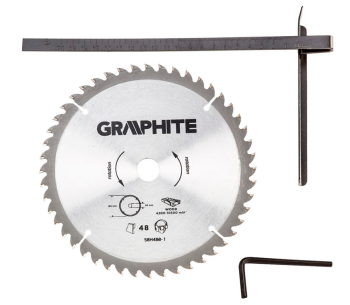 Дисковая пила GRAPHITE 58G488 1200вт 185мм photo 3