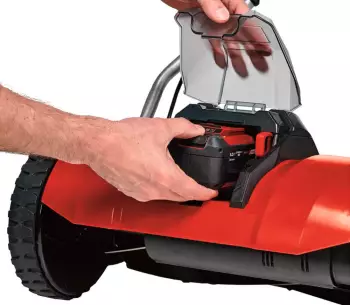 Mașină de tuns gazonul cu acumulator (fără bat) EINHELL GE-HM 18/38 Li XPWR SOLO 380mm 18V photo 0