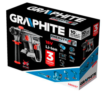 Перфоратор аккумуляторный GRAPHITE 58G027 2.2Дж 18В photo 6