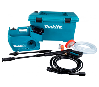 Мойка высокого давления аккумуляторный (без АКБ) MAKITA DHW080ZK  80бар 380л/ч 2x18В photo 0