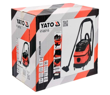 Пылесос промышленный YATO YT85715 1600вт 180мбар 30л photo 3