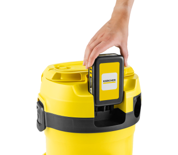 Пылесос аккумуляторный KARCHER WD 2-18 V-12/18 Battery Set 18В 2.5Ач 12л photo 1