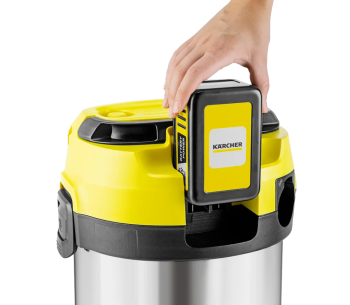 Пылесос аккумуляторный KARCHER WD 3-18 S Battery Set V-17/20 18V 5.0AH 17L photo 0