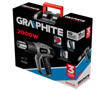 Suflantă de aer cald GRAPHITE 59G526 2000w 550°C photo 3