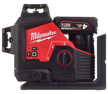 Лазерный уровень MILWAUKEE M12 3PL-401C 3луча 38m photo 0