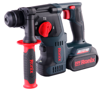 Перфоратор аккумуляторный RONIX 8911K 1.7Дж 20В 4Ач photo