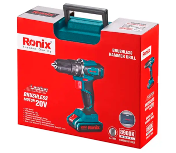 Шуруповёрт аккумуляторный RONIX 8900K 20В 2Ач photo 1