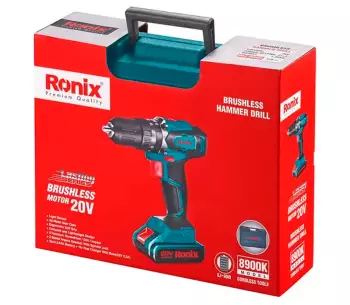 Mașină de înșurubat cu acumulator RONIX 8900K 20V 2Ah photo 1