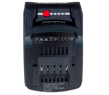 Аккумулятор METABO 625549000 Слайдер 18В 10Ач photo 3