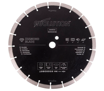 Алмазный отрезной диск EVOLUTION D300SEG-CS 305мм Сегментированный Керамика/Мрамор/Гранит photo