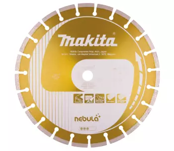 Disc de tăiat cu diamant MAKITA Nebula B-54053 350mm Segmentat Piatră photo
