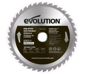 Пильный диск EVOLUTION FW210TCT-40 210мм 2.4мм photo
