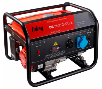 Электрогенератор FUBAG BS 3500 DUPLEX 3.1квт Бензин AVR photo