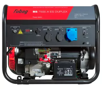 Generator electric FUBAG BS 7500 AES DUPLEX 7.5kw Benzină AVR photo 1