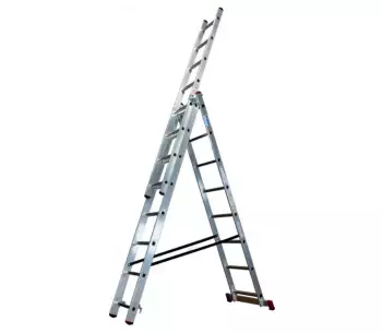 Scara cu trei tronșoane KRAUSE Corda 3x8 013385 4.5m 150kg photo