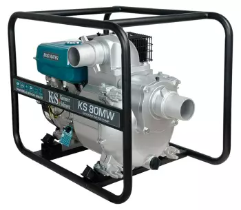 Мотопомпа бензиновая Könner&Söhnen KS80MW 60000л/ч 9лс photo 1
