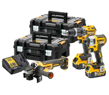 Набор аккумуляторных инструментов DEWALT DCK384P2T 18В 5Ач photo