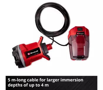 Pompă de drenaj cu acumulator (fără bat) EINHELL GE-DP 18/25 Li - Solo 135w 7500l/h photo 1