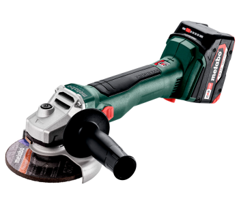 Угловая шлифмашина аккумуляторная METABO W 18 L BL 9-125 125мм 18В 4Ач photo