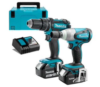Набор аккумуляторных инструментов MAKITA DLX2133J 18В 3Ач photo