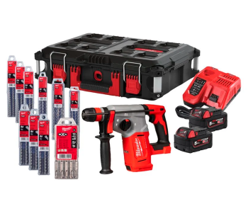 Перфоратор аккумуляторный MILWAUKEE M18 BLHX100P-502P 2.3Дж 18В 5Ач photo