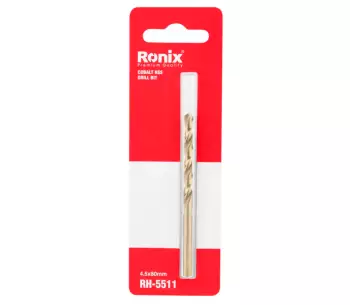 Сверло по металлу RONIX RH-5511 4.5мм HSS-CO photo 2