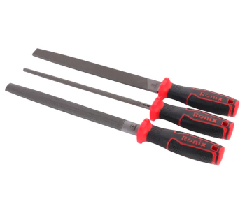 Набор 3 напильников RONIX RH-2505 Плоский/Полукруглый/Круглый photo 2
