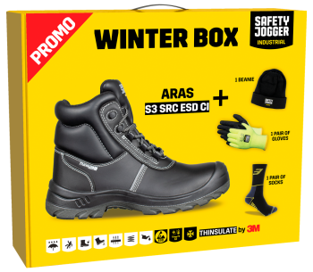 Ботинки рабочие SAFETY JOGGER PROMOARAS Чёрные 47 photo