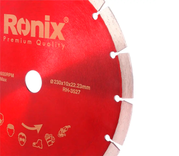 Алмазный отрезной диск RONIX RH-3527 230мм Сегментированный Керамика/Мрамор/Гранит photo 0