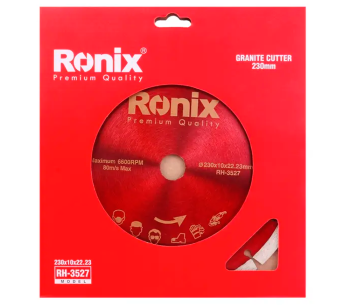 Алмазный отрезной диск RONIX RH-3527 230мм Сегментированный Керамика/Мрамор/Гранит photo 1