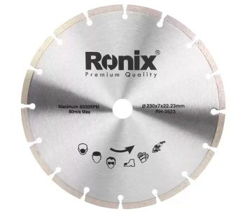 Алмазный отрезной диск RONIX RH-3523 230мм Сегментированный Керамика/Мрамор/Гранит photo