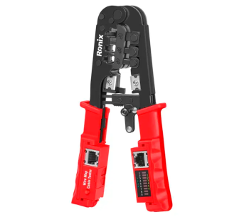 Клещи обжимные + тестер RONIX RH-1831 RJ11/RJ12/RJ45 photo 0