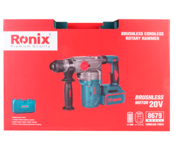 Перфоратор аккумуляторный RONIX 8679 3.5Дж 20В 4Ач photo 2